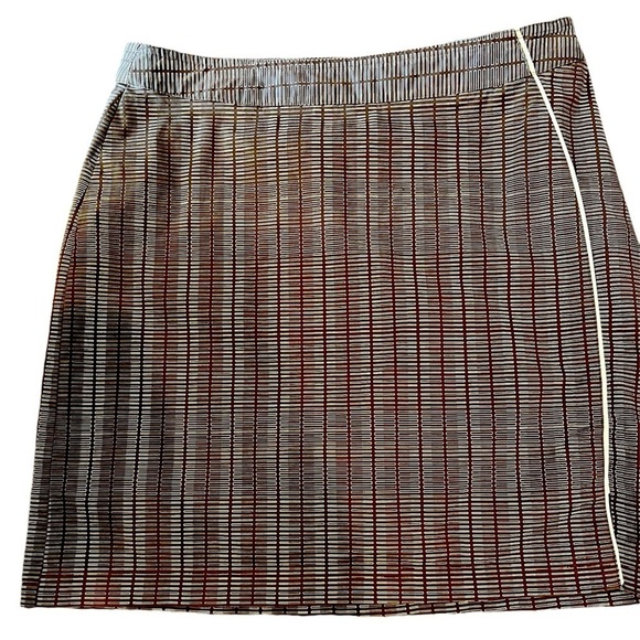 Callaway Women’s Golf Skort Size 8 Brown Print with piping - Picture 1 of 6